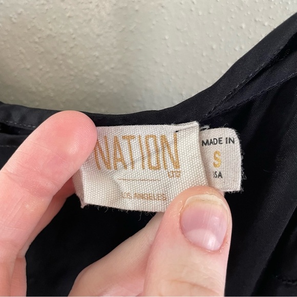 REVOLVE Nation LTD Size Medium Aly Easy Jumpsuit Playsuit Black - Picture 13 of 13